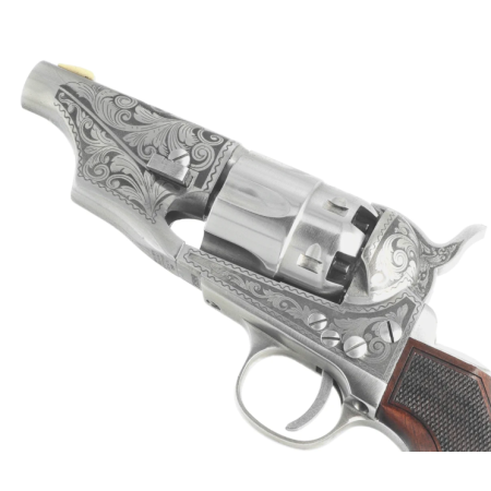 Rewolwer Pietta 1862 Colt Police Snubnose Thunderer Steel Old Silver Marshall .44